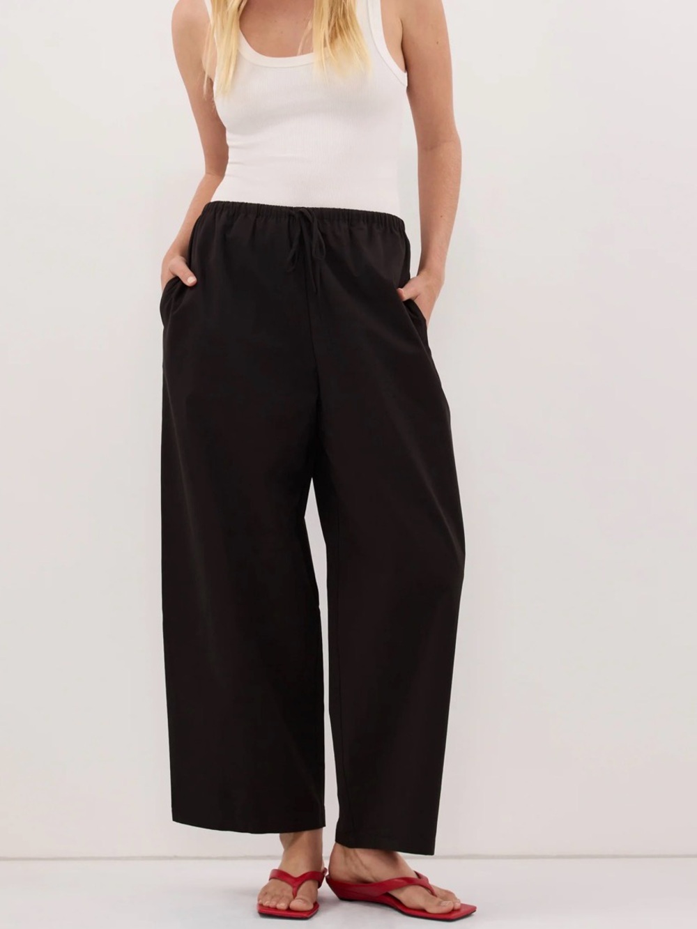 DISSH Zahara Black Cotton Pant - Picture 4 of 6